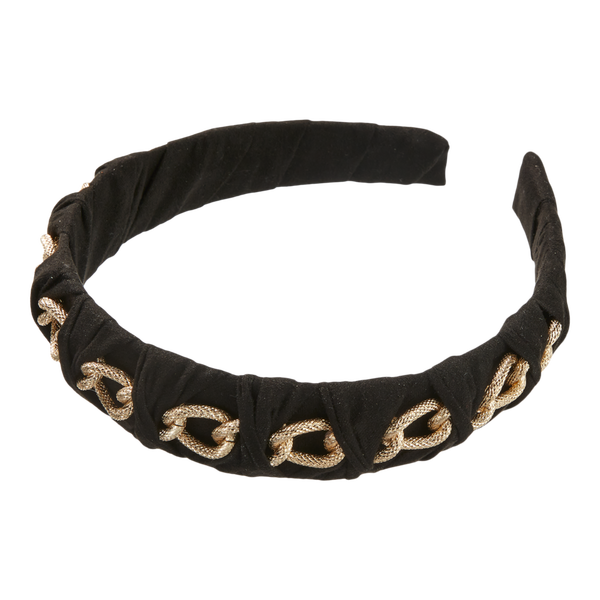 Scünci Elite Black/Gold Headband #4