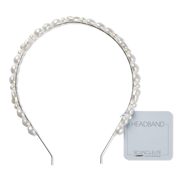 Scünci Elite Skinny Pearl Headband #1