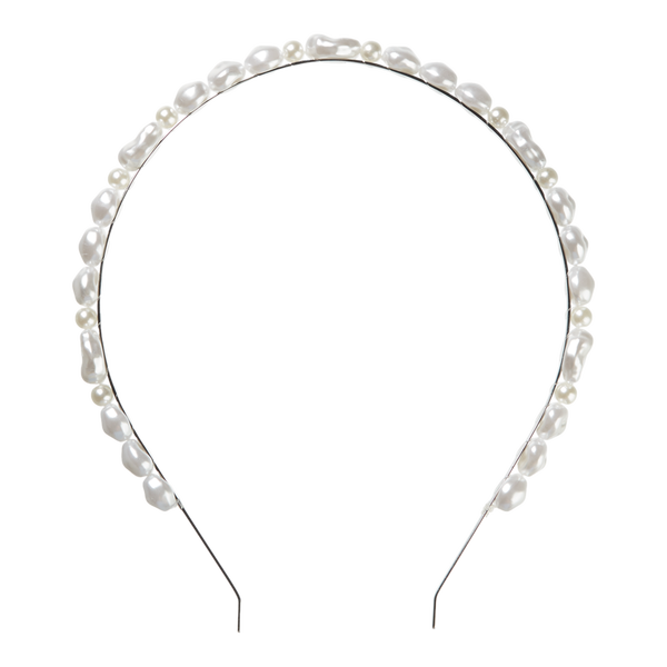 Scünci Elite Skinny Pearl Headband #2