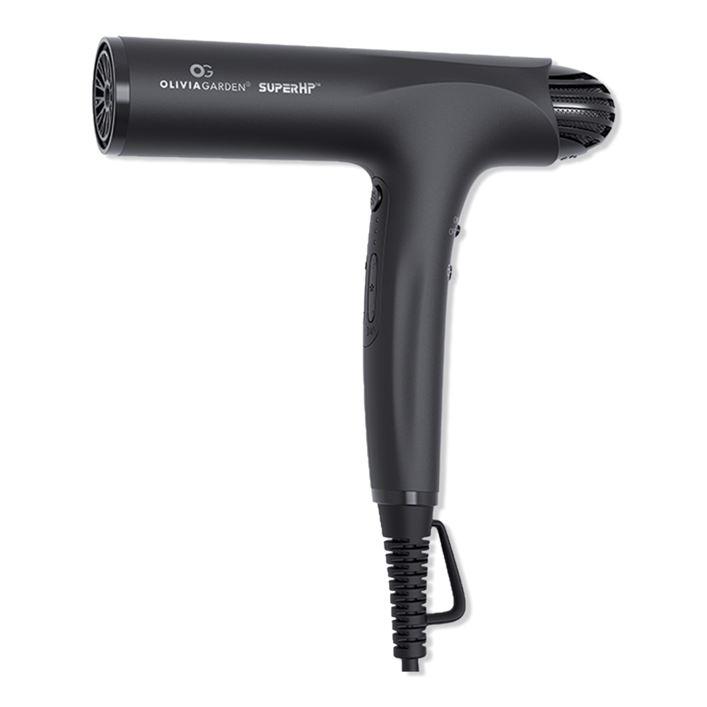 Olivia Garden Superhp High Performance Professional Hair Dryer - Matte Black In Black