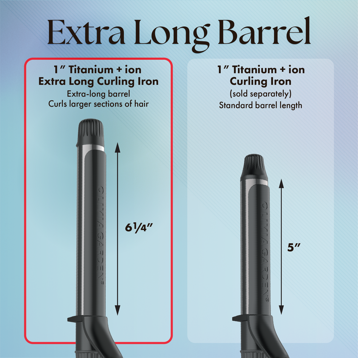 Titanium + Ion Professional Curling Iron - 1.0 inch