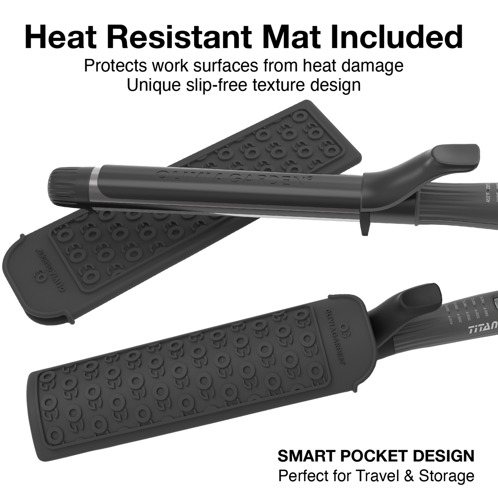 Titanium + Ion Professional Curling Iron - 1.0 inch