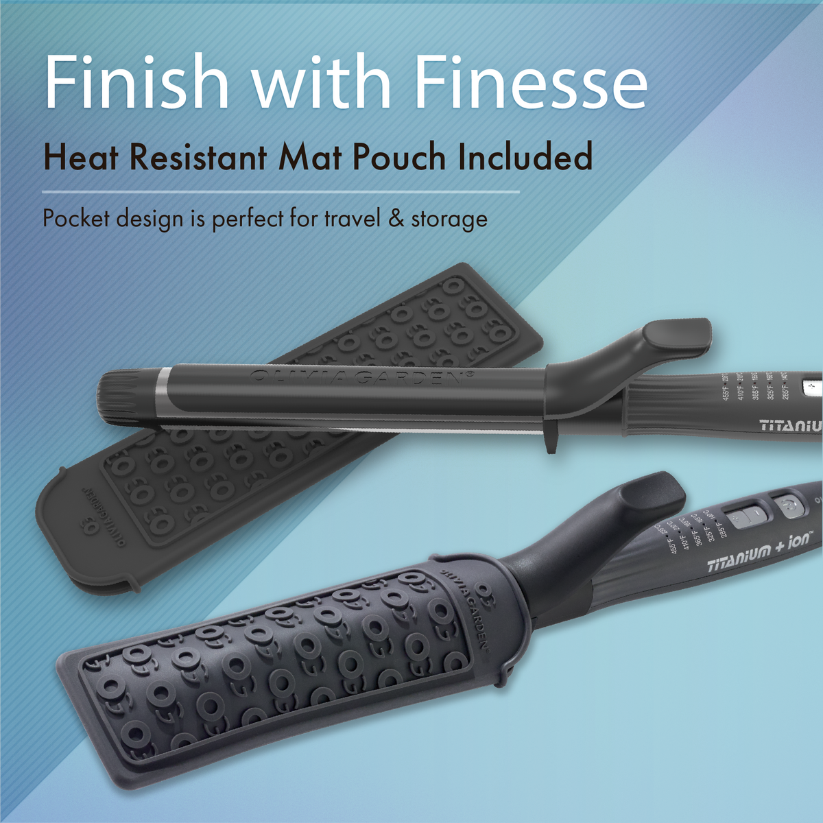 Titanium + Ion Professional Curling Iron - 1.0 inch