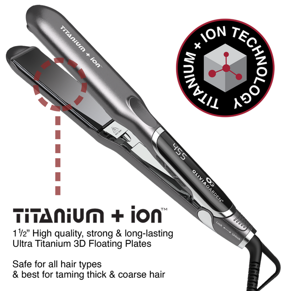 Olivia Garden Titanium Ion Professional 1.5" Flat Iron #3