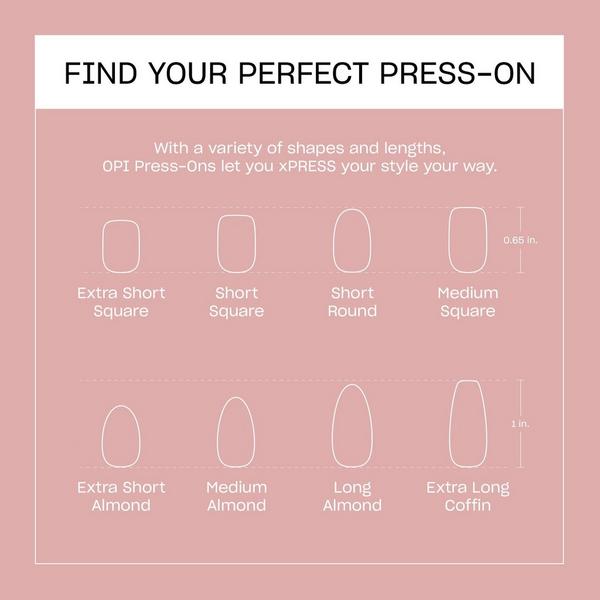 OPI xPRESS/ON Mixed Pattern Pop Press On Nails #7