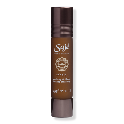 Saje Natural Wellness Inhale Soothing Roll-On Oil Blend For Deep Breathing