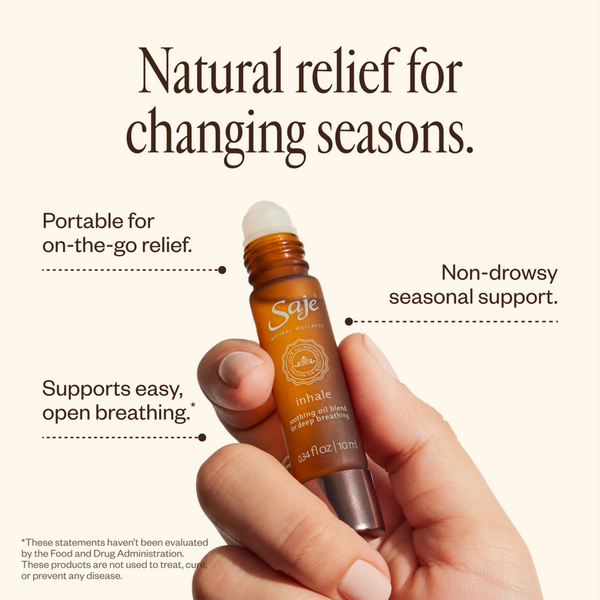 Saje Natural Wellness Inhale Soothing Roll-On Oil Blend For Deep Breathing #3