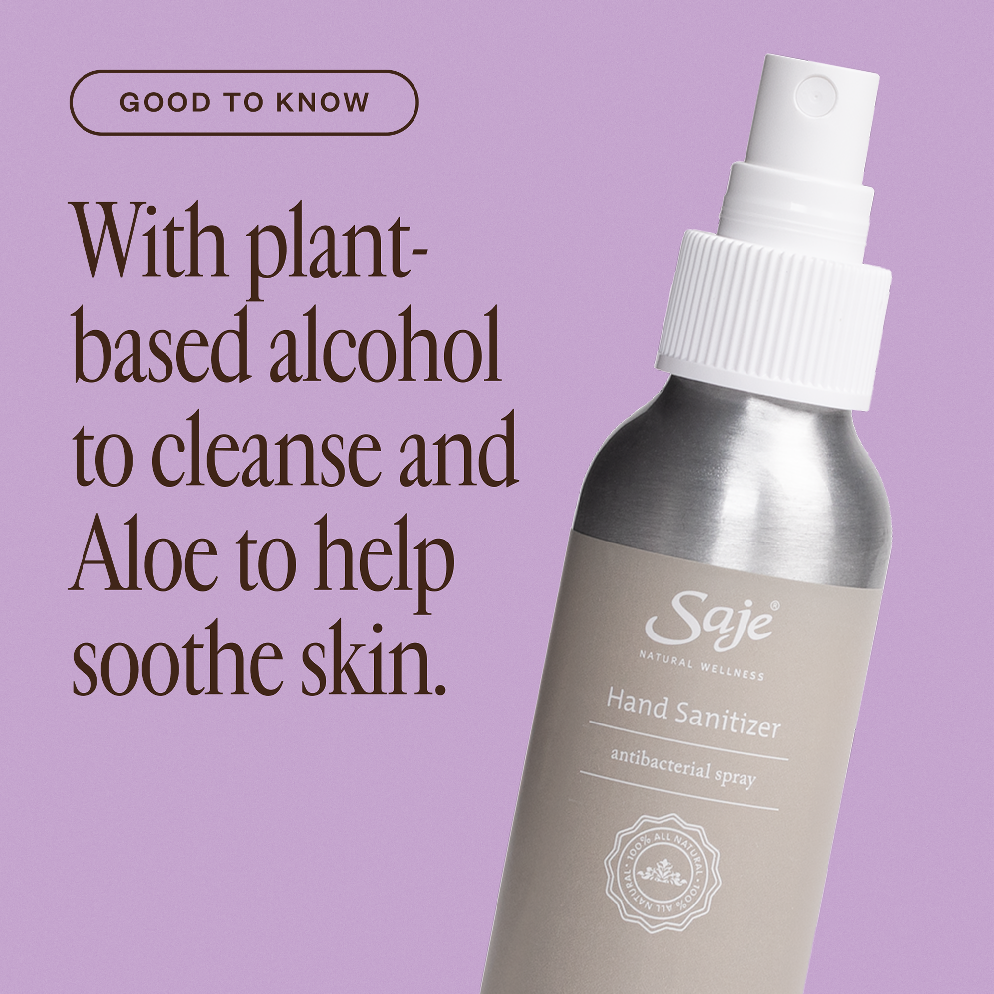 Saje Natural Wellness Hand Sanitizer Spray - Thumbnail 3