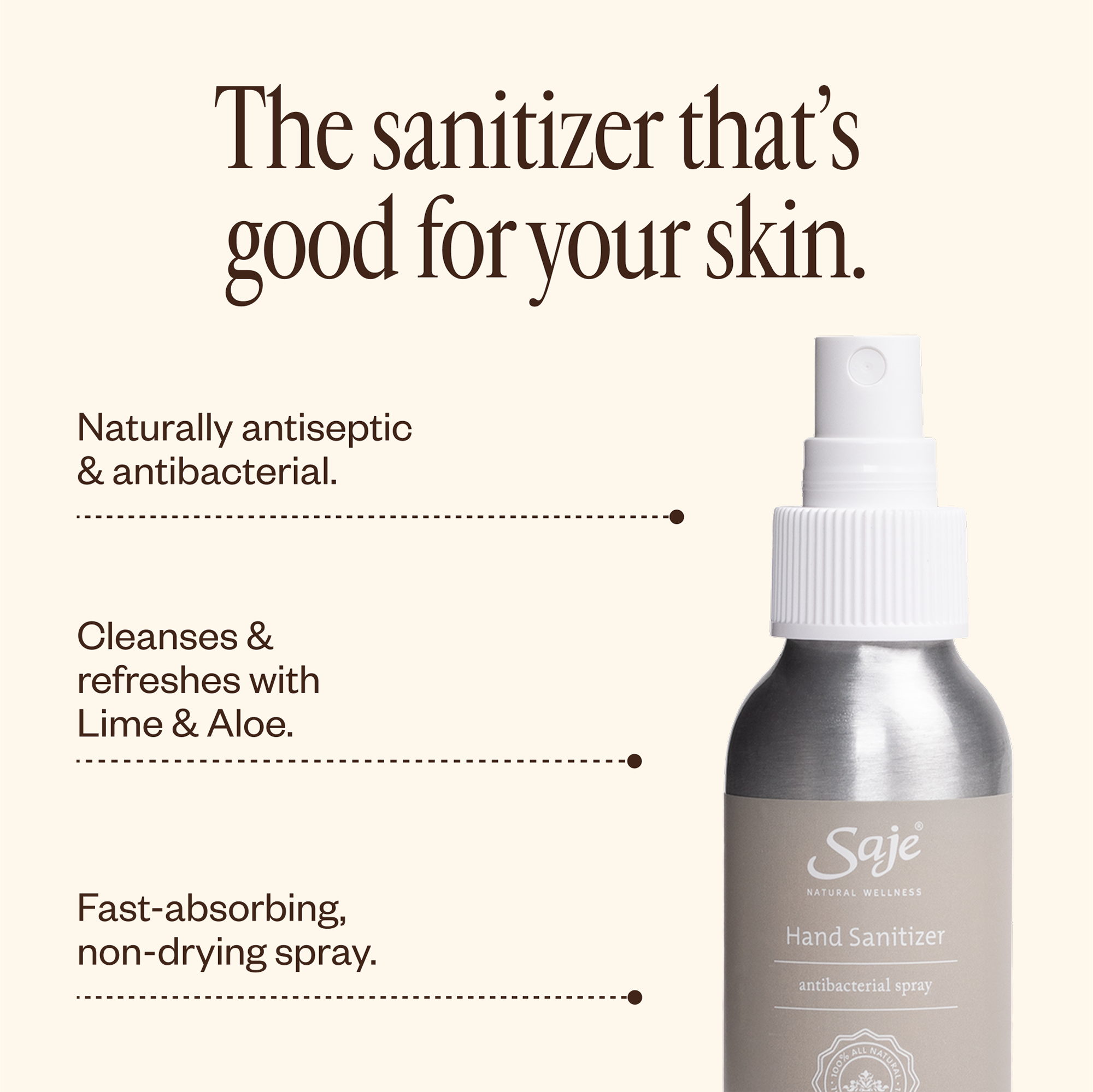 Saje Natural Wellness Hand Sanitizer Spray - Thumbnail 5