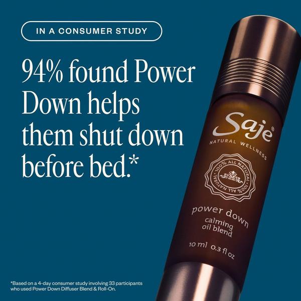 Saje Natural Wellness Power Down Calming Roll-On Oil Blend #2