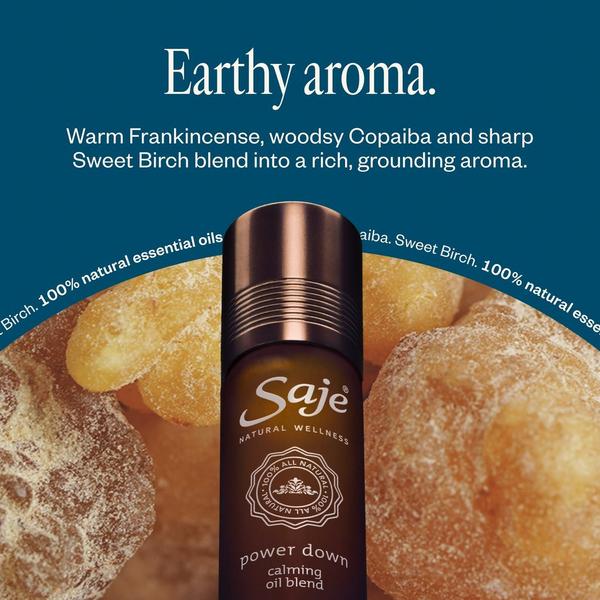 Saje Natural Wellness Power Down Calming Roll-On Oil Blend #5