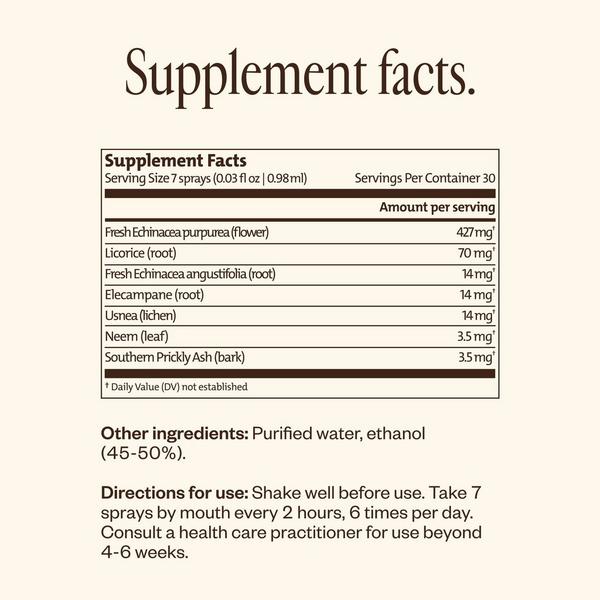 Saje Natural Wellness Echinacea Herbal Spray Supplement #7