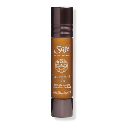 Saje Natural Wellness Peppermint Halo Cooling & Soothing Oil Blend for the Head