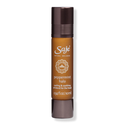 Saje Natural Wellness Peppermint Halo Cooling & Soothing Oil Blend for the Head - 0.34 oz