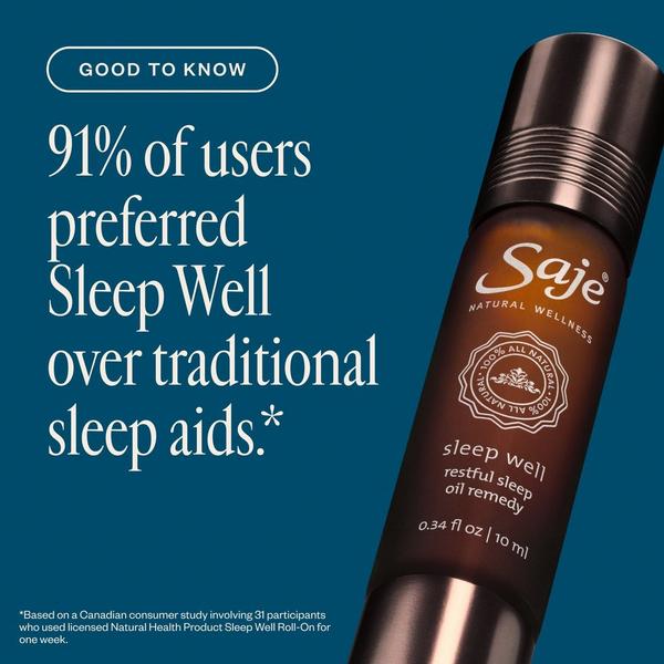 Saje Natural Wellness Sleep Well Restful Sleep Roll-On Oil Blend #2