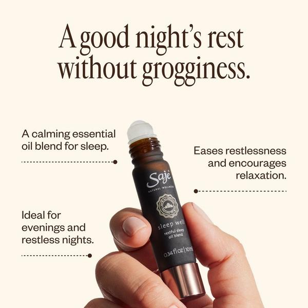 Saje Natural Wellness Sleep Well Restful Sleep Roll-On Oil Blend #3