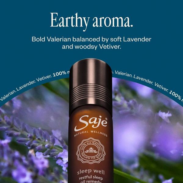 Saje Natural Wellness Sleep Well Restful Sleep Roll-On Oil Blend #5