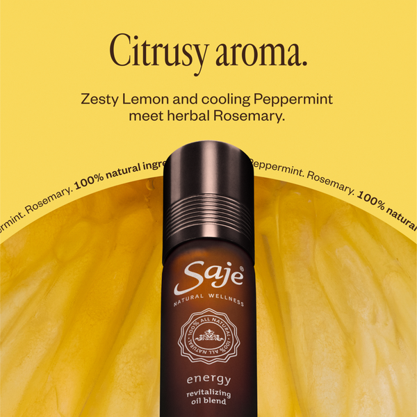 Saje Natural Wellness Energy Revitalizing Oil Blend Roll-On #5
