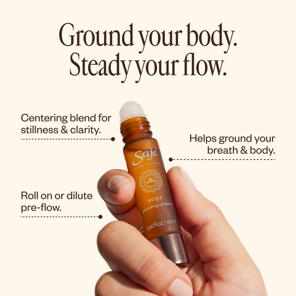 Saje Natural Wellness Yoga Grounding Roll-On Oil Blend #3