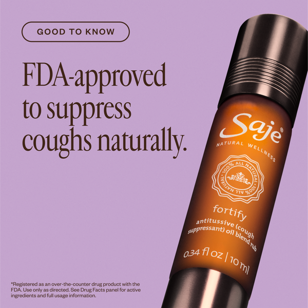 Saje Natural Wellness Fortify Antitussive (Cough Suppressant) Oil Blend Rub #2