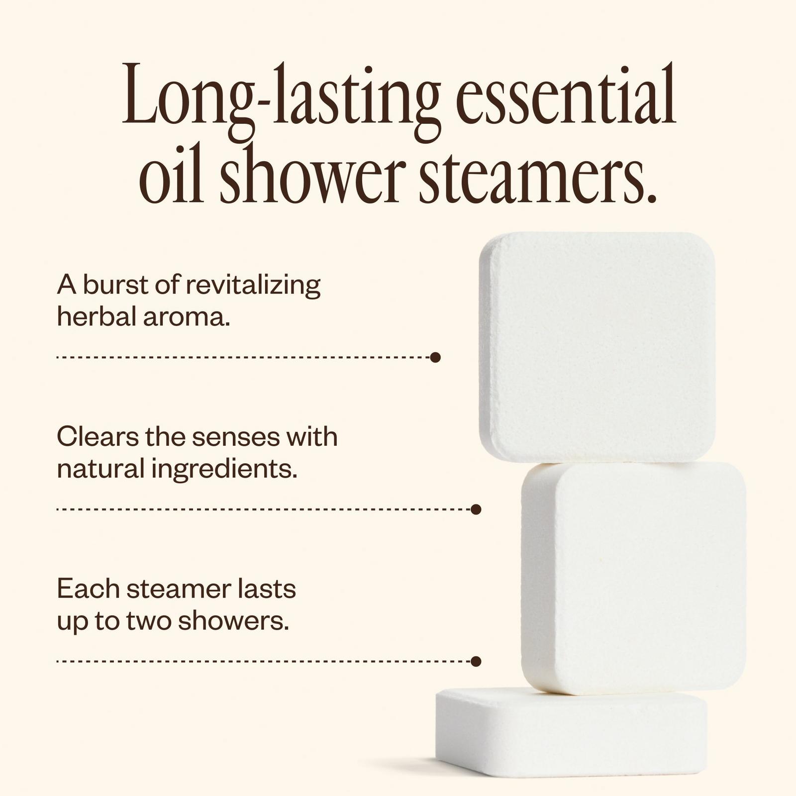 Shower Steamer Trio - Full Steam Ahead Fortify