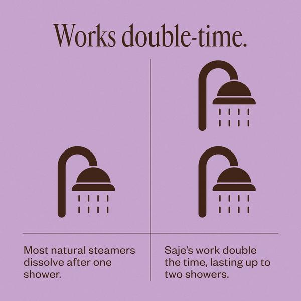 Saje Natural Wellness Shower Steamer Trio #7