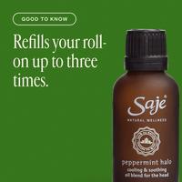 Saje Natural Wellness - 1 oz (Refill) Peppermint Halo