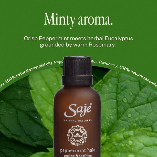 Saje Natural Wellness Peppermint Halo Cooling & Soothing Oil Blend for the Head #5