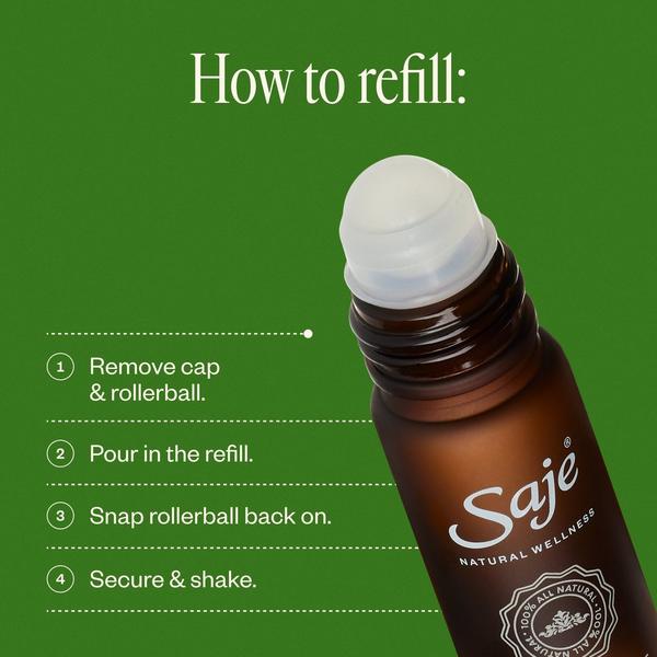 Saje Natural Wellness Peppermint Halo Cooling & Soothing Oil Blend for the Head #7