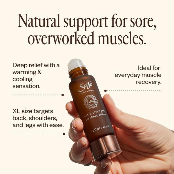 Saje Natural Wellness Extra Strength Pain Relieving Roll-On Oil Blend #3