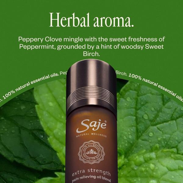 Saje Natural Wellness Extra Strength Pain Relieving Roll-On Oil Blend #5