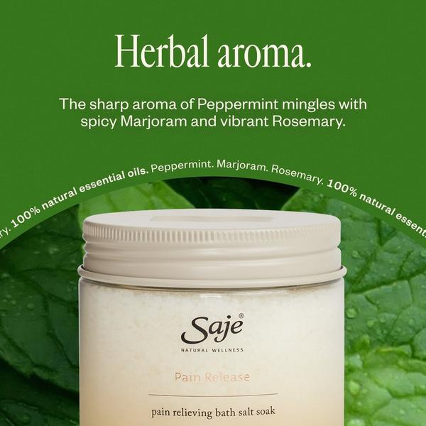 Saje Natural Wellness Pain Release Pain Relieving Bath Salt Soak #5