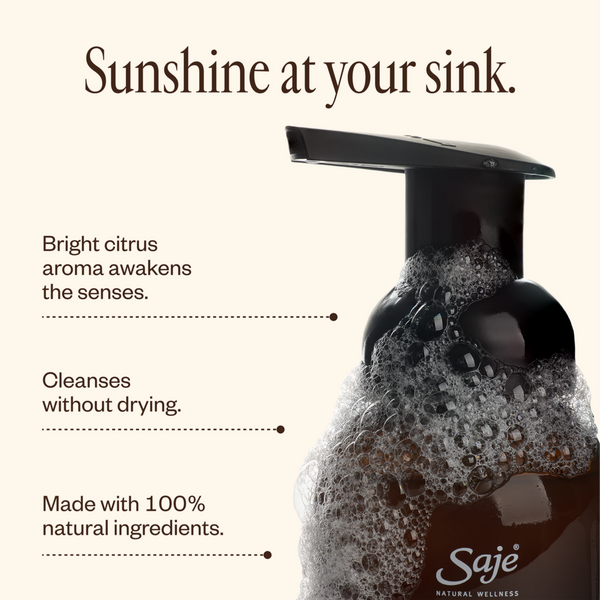 Saje Natural Wellness Liquid Sunshine Zesty Foaming Hand Soap #3