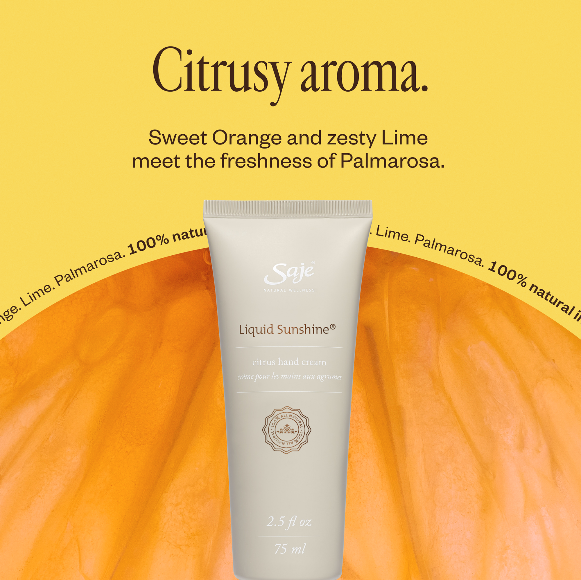 Цитрусовый крем для рук Saje Natural Wellness Liquid Sunshine — фото 5