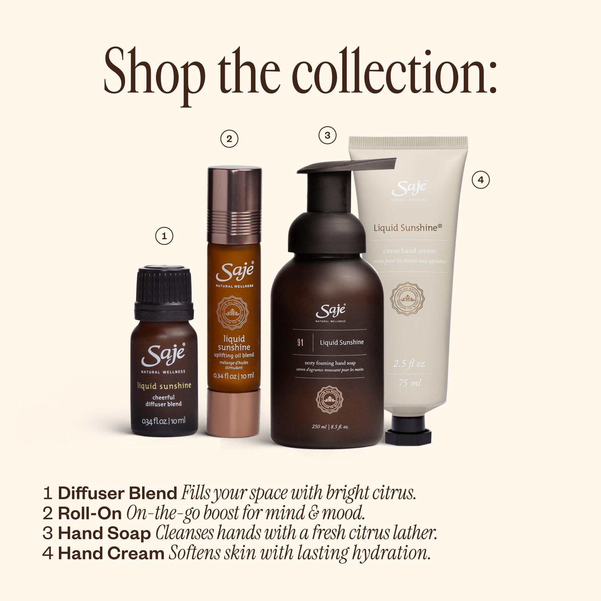 Цитрусовый крем для рук Saje Natural Wellness Liquid Sunshine — фото 8