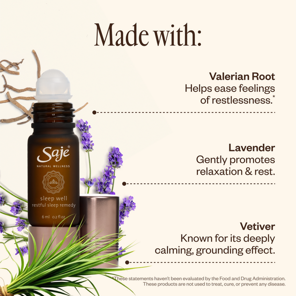 Saje Natural Wellness Sleep Well Restful Sleep Kit #5