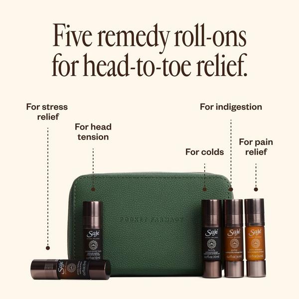 Saje Natural Wellness Pocket Farmacy Physical Edition Full-Body Wellness Kit #3