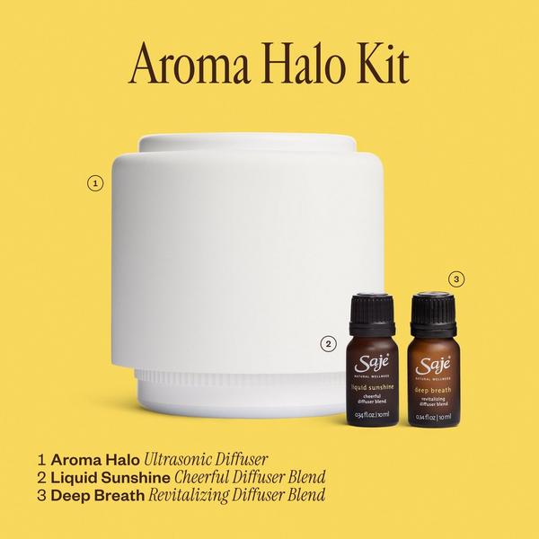 Saje Natural Wellness Aroma Halo Diffuser Starter Kit #2