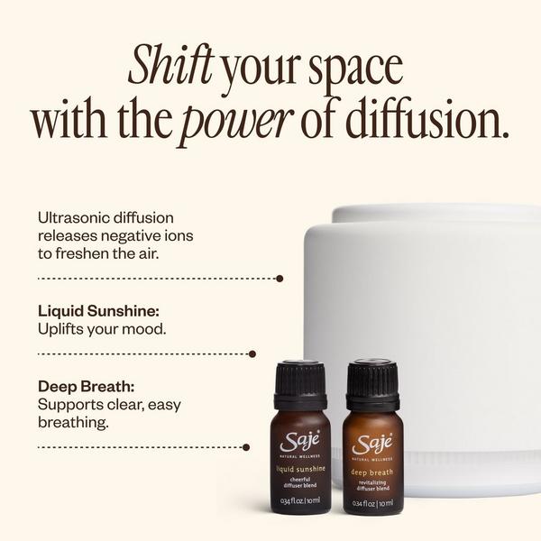 Saje Natural Wellness Aroma Halo Diffuser Starter Kit #3