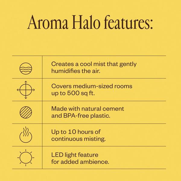 Saje Natural Wellness Aroma Halo Diffuser Starter Kit #8