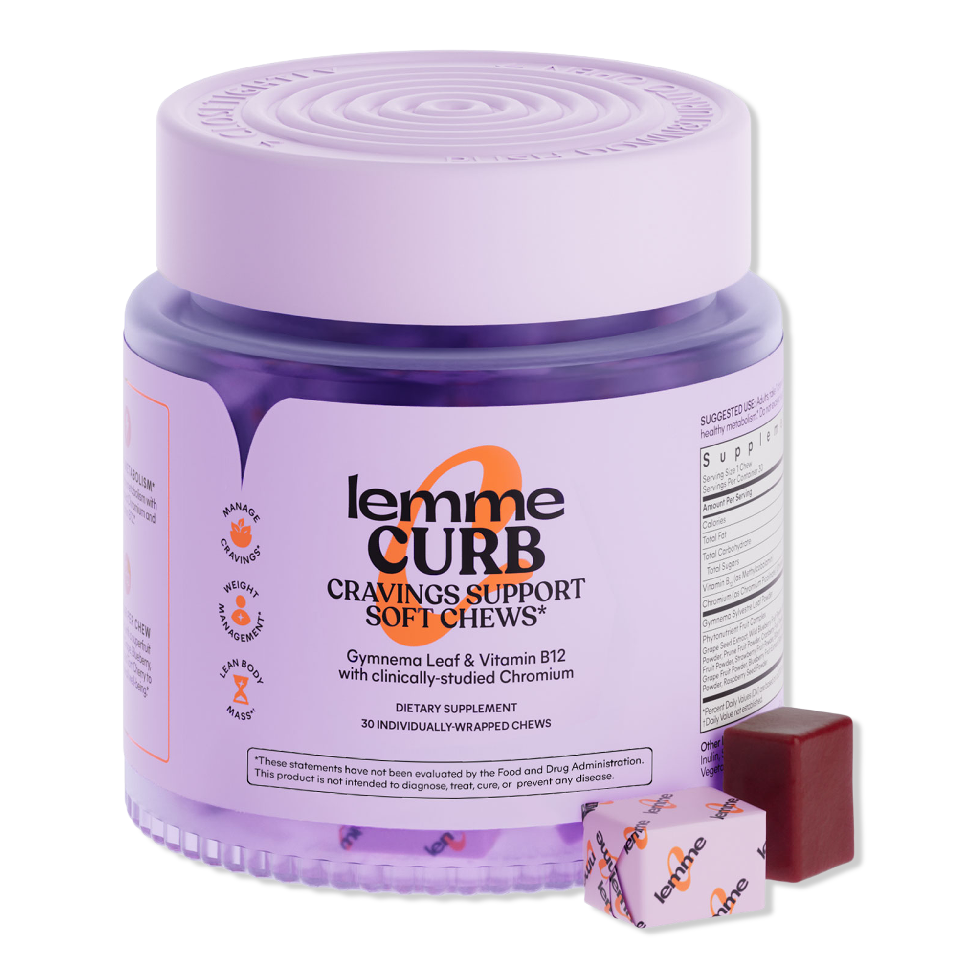 Lemme Curb Chews: Cravings Support Soft Chews #1