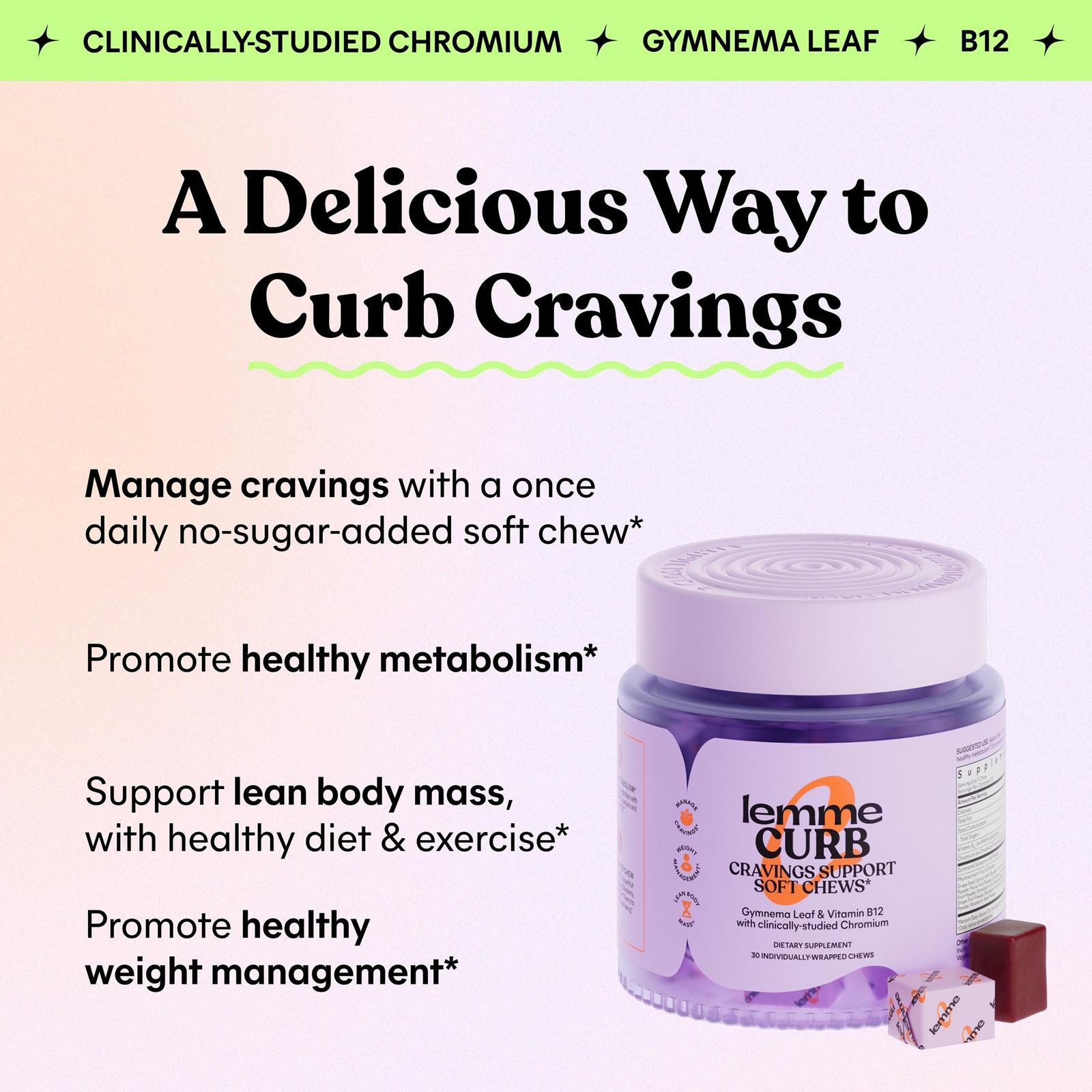 Curb Chews: Cravings Support Soft Chews