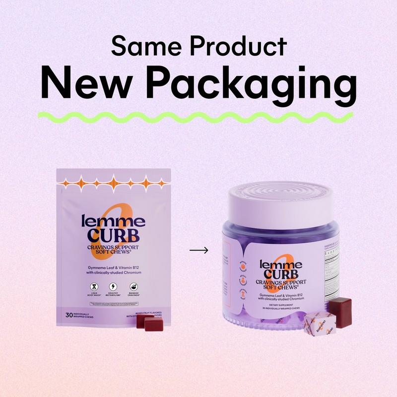 lemme glp 1 vs lemme curb Lemme - Curb Chews: Cravings Support Soft Chews