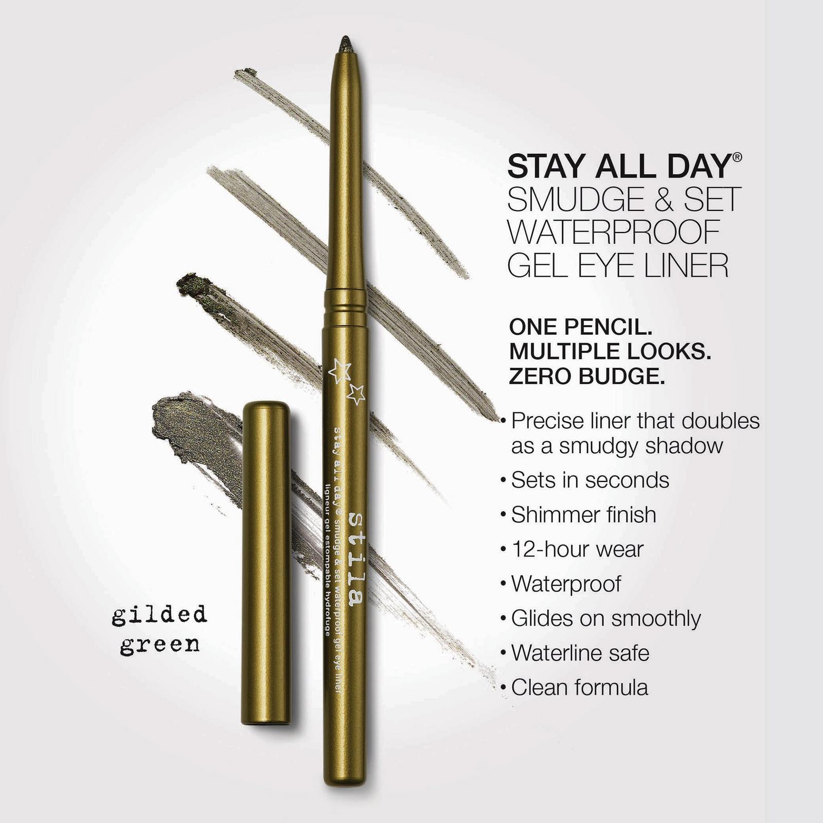Stay All Day Smudge & Set Waterproof Gel Eye Liner - Gilded Green