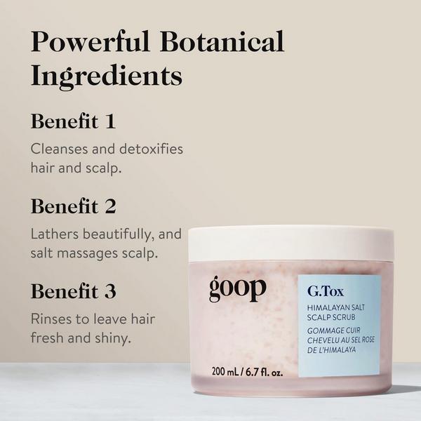 goop G.Tox Himalayan Salt Scalp Scrub Shampoo #4