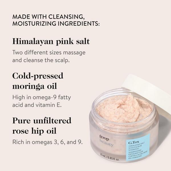 goop G.Tox Himalayan Salt Scalp Scrub Shampoo #6