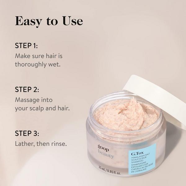 goop G.Tox Himalayan Salt Scalp Scrub Shampoo #8