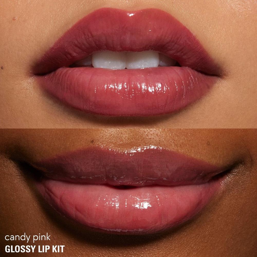 Glossy Lip Kit - Candy Pink