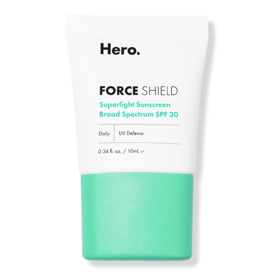 Hero Cosmetics Free Superlight Sunscreen with $25 brand purchase