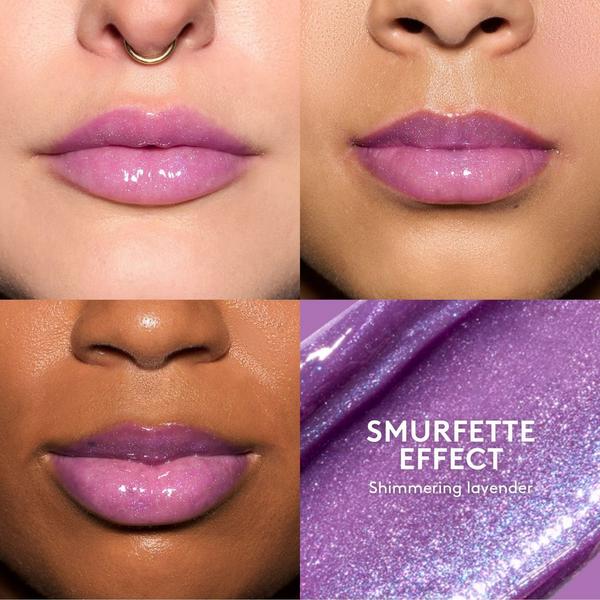 FENTY BEAUTY by Rihanna Smurfette Effect Gloss Bomb + Keychain #3